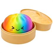 Giocattolo antistress a forma di gnocchetto con scatola a vapore - Arcobaleno