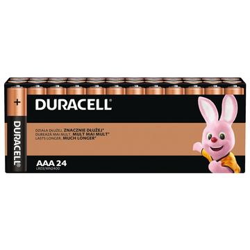 Pile alcaline Duracell Basic LR03/AAA - 24 pezzi.