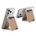 Portacarte magnetico Dux Ducis Arch con MagSafe e protezione RFID - Colore kaki