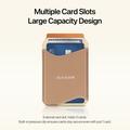 Portacarte magnetico Dux Ducis Arch con MagSafe e protezione RFID - Colore kaki