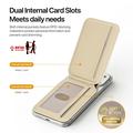 Portacarte magnetico Dux Ducis Arch con MagSafe e protezione RFID - Colore kaki