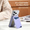 Portacarte magnetico Dux Ducis Arch con MagSafe e protezione RFID - Viola