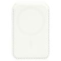 Portacarte magnetico Dux Ducis Arch con MagSafe e protezione RFID - Bianco / Blu