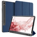 Custodia Smart Folio Tri-Fold Dux Ducis Domo per Samsung Galaxy Tab S9 - Blu