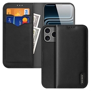 Custodia in Pelle a Portafoglio Dux Ducis Hivo per iPhone 18 Pro