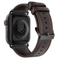 Dux Ducis Apple Watch Series 5/4/3/2/1 Leather Strap - 38mm, 40mm - Coffee