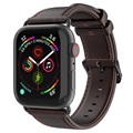 Dux Ducis Apple Watch Series 5/4/3/2/1 Leather Strap - 38mm, 40mm - Coffee