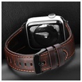 Dux Ducis Apple Watch Series 5/4/3/2/1 Leather Strap - 38mm, 40mm - Coffee