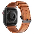 Dux Ducis Apple Watch Series 5/4/3/2/1 Leather Strap - 42mm, 44mm - Brown