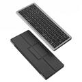 Tastiera Bluetooth multifunzionale Dux Ducis con touchpad per laptop, tablet e smartphone - Nera