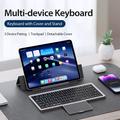 Tastiera Bluetooth multifunzionale Dux Ducis con touchpad per laptop, tablet e smartphone - Nera