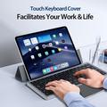 Tastiera Bluetooth multifunzionale Dux Ducis con touchpad per laptop, tablet e smartphone - Nera