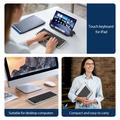 Tastiera Bluetooth multifunzionale Dux Ducis con touchpad per laptop, tablet e smartphone - Nera