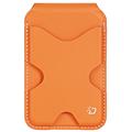 Portacarte magnetico con blocco RFID e supporto Dux Ducis Papo - Compatibile con MagSafe - Arancione