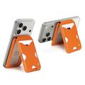 Portacarte magnetico con blocco RFID e supporto Dux Ducis Papo - Compatibile con MagSafe - Arancione