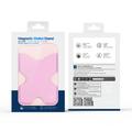 Portacarte magnetico con blocco RFID e supporto Dux Ducis Papo - Compatibile con MagSafe - Rosa