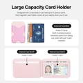 Portacarte magnetico con blocco RFID e supporto Dux Ducis Papo - Compatibile con MagSafe - Rosa