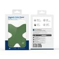 Portacarte magnetico con blocco RFID e supporto Dux Ducis Papo - Compatibile con MagSafe - Bianco / Verde