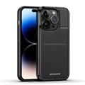 Custodia Ibrida Dux Ducis Rafi con RFID per iPhone 15 Pro - Nera