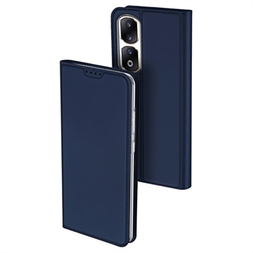 Custodia Flip Dux Ducis Skin Pro per Honor 90 Pro - Blu