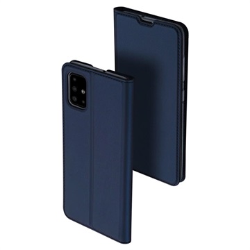 Custodia a Flip Dux Ducis Skin Pro per Samsung Galaxy A51 - Blu Scuro