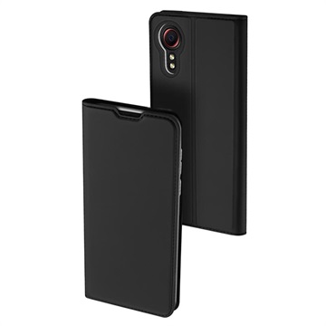 Custodia a Flip Dux Ducis Skin Pro per Samsung Galaxy A51 - Nera