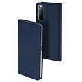 Custodia Flip Dux Ducis Skin Pro per Sony Xperia 10 V - Blu