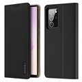 Custodia a Portafoglio in Pelle Dux Ducis Wish per Samsung Galaxy S11e - Nera