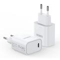 Caricabatterie da muro Duzzona T11 20W USB-C PD - Spina UE - Bianco