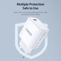 Caricabatterie da muro Duzzona T11 20W USB-C PD - Spina UE - Bianco