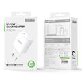 Caricabatterie da muro Duzzona T11 20W USB-C PD - Spina UE - Bianco