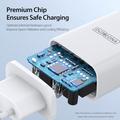 Caricabatterie da muro Duzzona T11 20W USB-C PD - Spina UE - Bianco