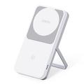 Stazione di ricarica wireless magnetica 3 in 1 Duzzona W19 da 15W - Compatibile con MagSafe - Bianca
