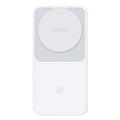 Stazione di ricarica wireless magnetica 3 in 1 Duzzona W19 da 15W - Compatibile con MagSafe - Bianca
