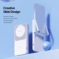 Stazione di ricarica wireless magnetica 3 in 1 Duzzona W19 da 15W - Compatibile con MagSafe - Bianca