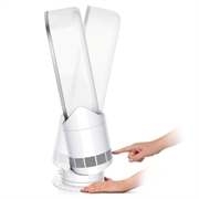 Dyson Hot+Cool HF1: termoventilatore e ventilatore rinfrescante Rapid React - Bianco / Argento