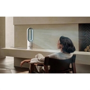 Dyson Hot+Cool HF1: termoventilatore e ventilatore rinfrescante Rapid React - Bianco / Argento