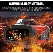 Caricabatterie automatico E-FAST TK-2500 - 25A - Lioni, LiFePO4, AGM GEL, Piombo-acido, 12V/24V - Nero / Rosso