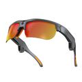 Occhiali smart E08 AI Sports con comando vocale - Nero / Arancione