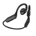 Cuffie wireless E12 AI Smart a conduzione ossea con fotocamera - Nero