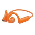 Cuffie wireless E12 AI Smart a conduzione ossea con fotocamera - Arancione