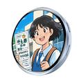 E87 Distintivo intelligente per cosplay con touchscreen - Blu