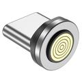 Cavo magnetico USB-C intrecciato in nylon E9 con rotazione a 540 gradi - 1m/60W - Nero