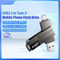 Chiavetta USB 2-in-1 EAGET CF33 USB 3.2 Tipo A/USB-C – 128 GB - Nera