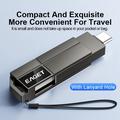 Chiavetta USB 2-in-1 EAGET CF33 USB 3.2 Tipo A/USB-C – 128 GB - Nera