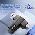 Chiavetta USB 2-in-1 EAGET CF33 USB 3.2 Tipo A/USB-C – 128 GB - Nera