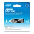 Chiavetta USB EAGET I66 Lightning/USB 3.2 per iPhone, iPad, Mac – 64GB - Nera