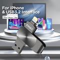 Chiavetta USB EAGET I66 Lightning/USB 3.2 per iPhone, iPad, Mac – 64GB - Nera