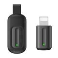 EKX5S-T Mini adattatore per telecomando IR per smartphone - Lightning - Nero