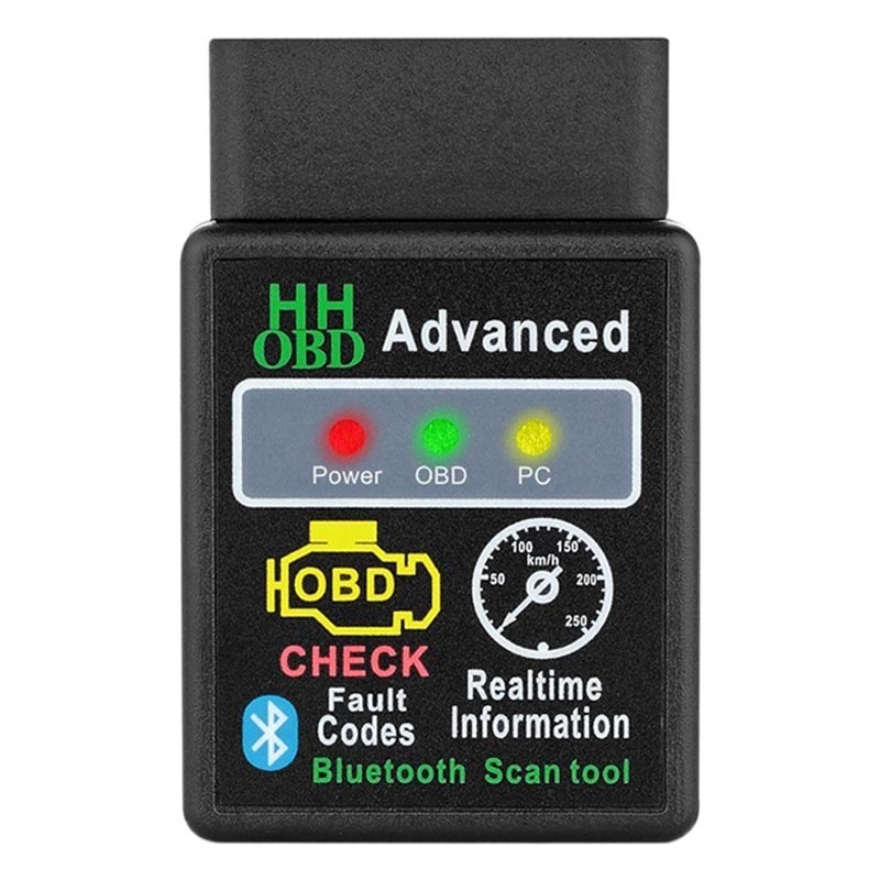 Strumento diagnostico per guasti auto ELM327 V2.1 Bluetooth OBD2 - nero